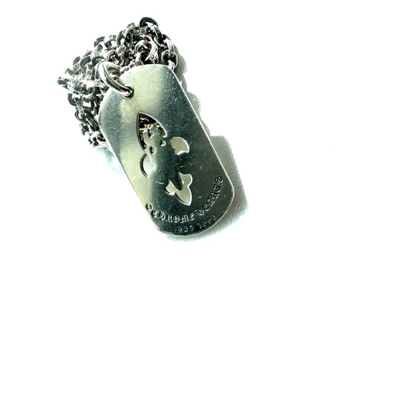 Chrome Hearts 4 diamond pendant & 24" paper-chain necklace - Picture 13 of 13